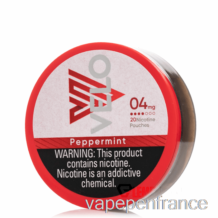 Sachets De Nicotine Velo - Stylo Vape Menthe Poivrée 4 Mg